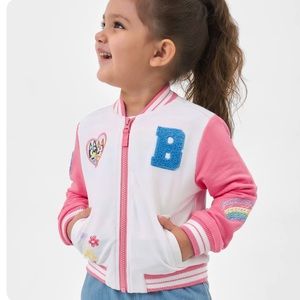 Little Sleepies Bluey Pink Bomber Jacket